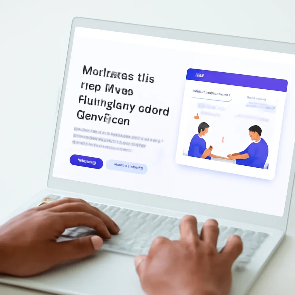 Quote or contact step for FAQ on a modern website
