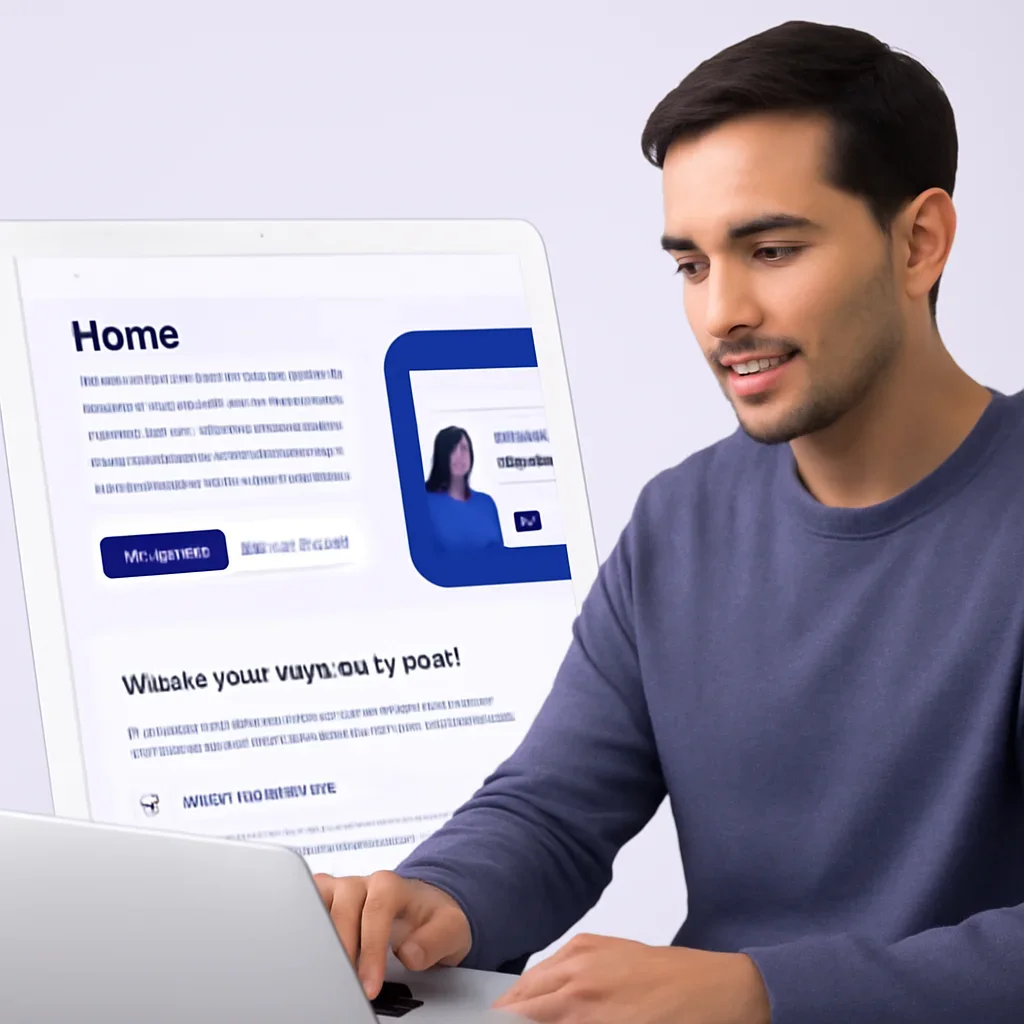 Quote or contact step for Home on a modern website