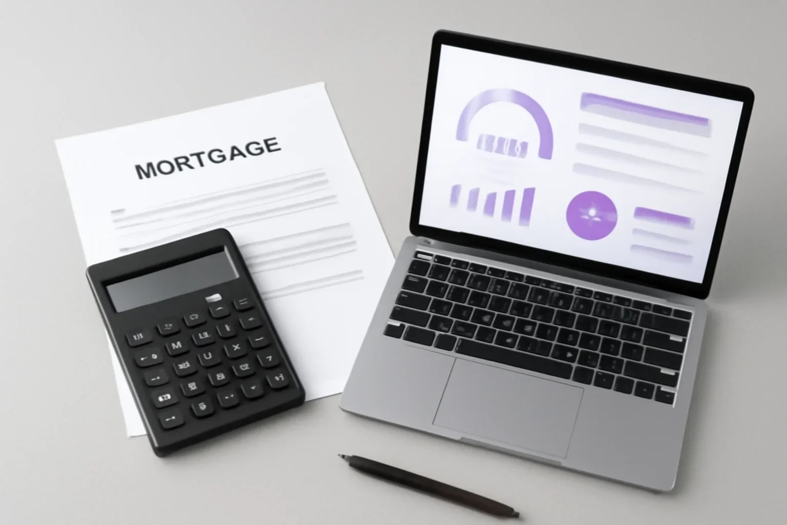 Illustration for How Much Is Mortgage Insurance? with mortgage documents and coverage notes