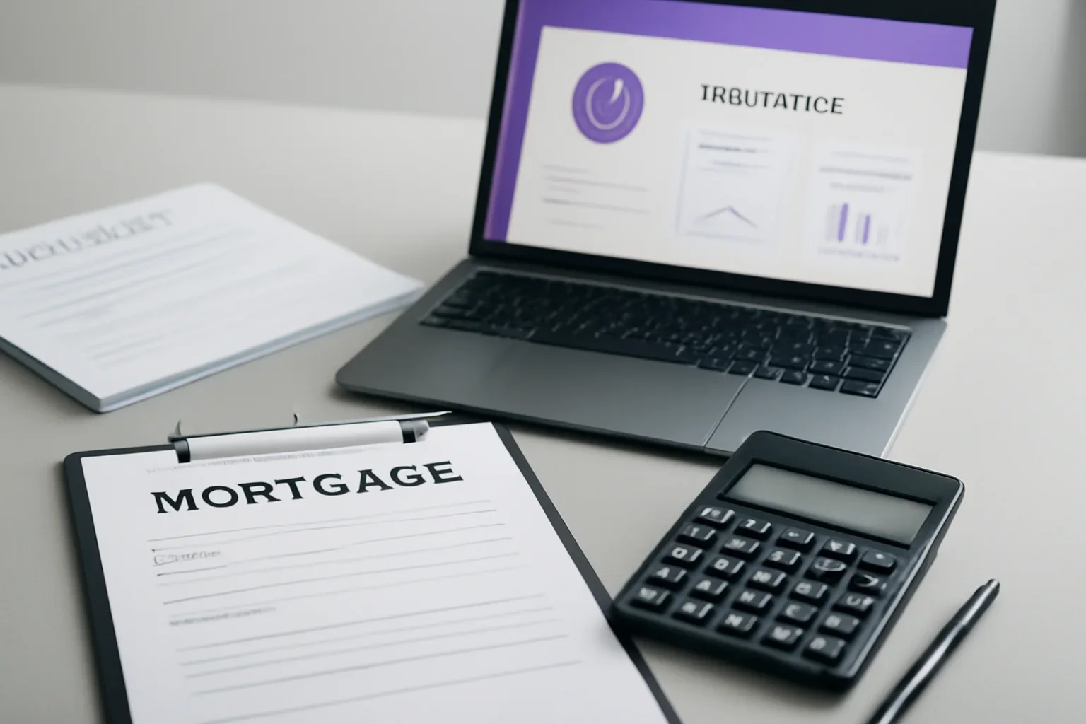 Illustration for When Is Mortgage Insurance Required? with mortgage documents and coverage notes